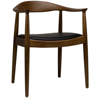 96125060 Nordic Stoel Zwart Pu 1hr