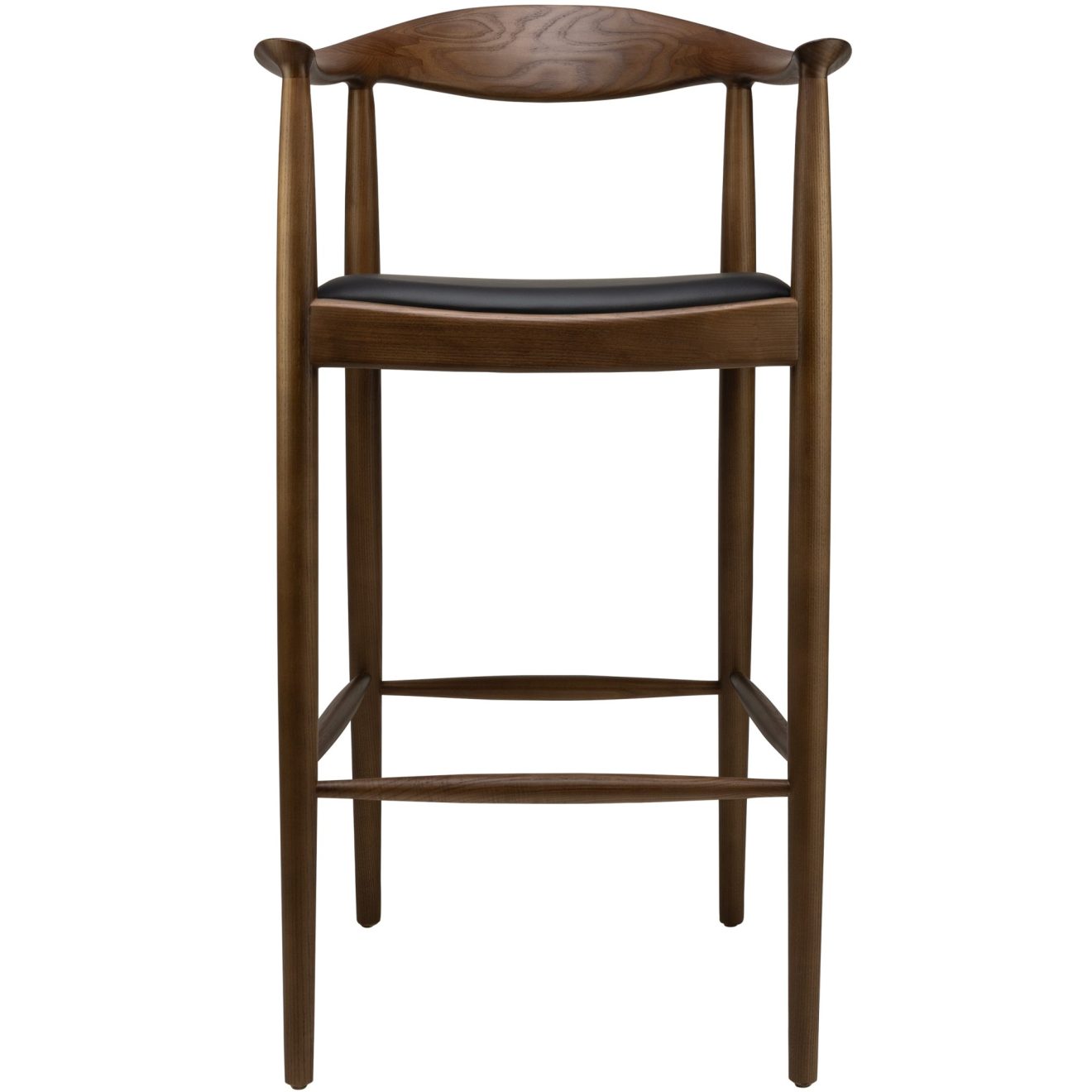 96206180 Nordic Barkruk Ash Zwart Pu 2hr