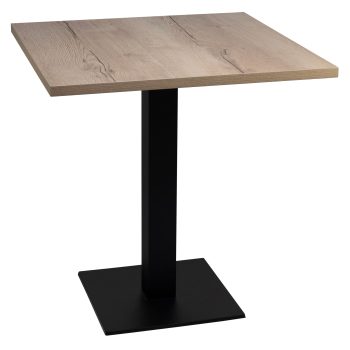 96304593 Onderstel Rivas Zwart 96800830 Tafelblad T600 Melamine