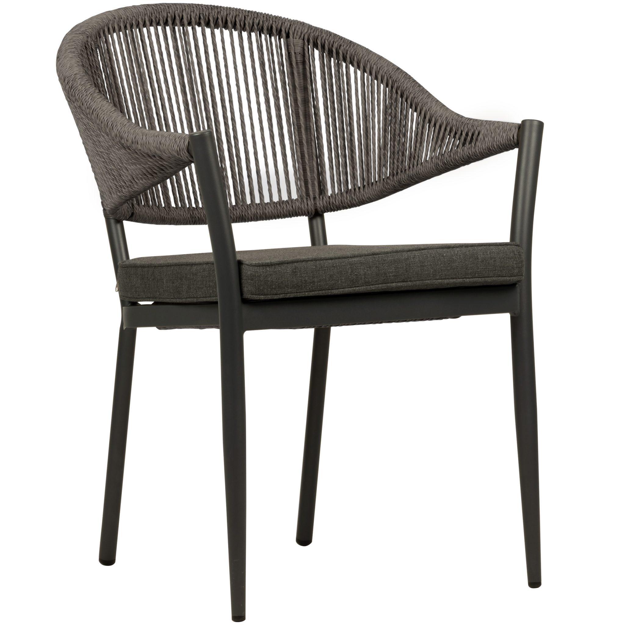 Lion Terrace Chair - Anthracite/Anthracite | Kaja Interiors