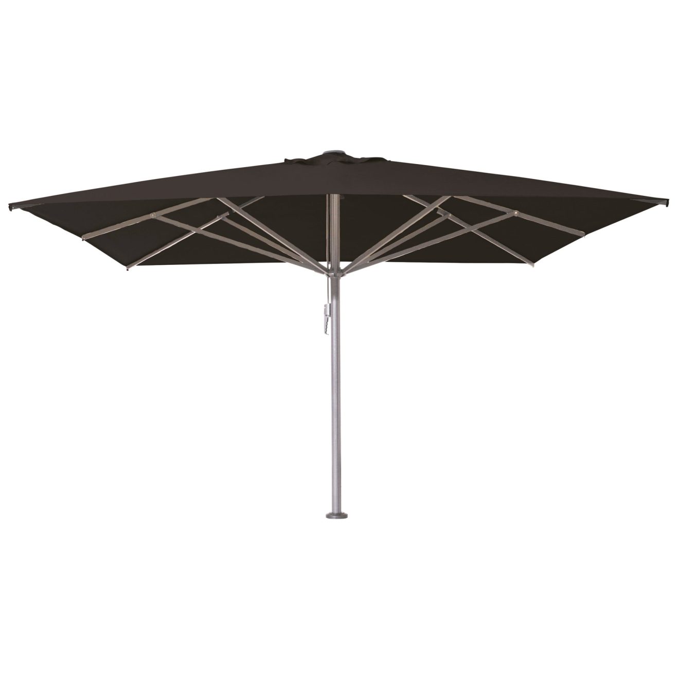 Liva Parasol Zwart Platframe 1hr