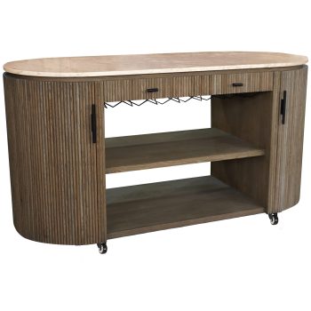 95100060 Moretti Buffetkast Bruin Marmer 1 Wielenhr