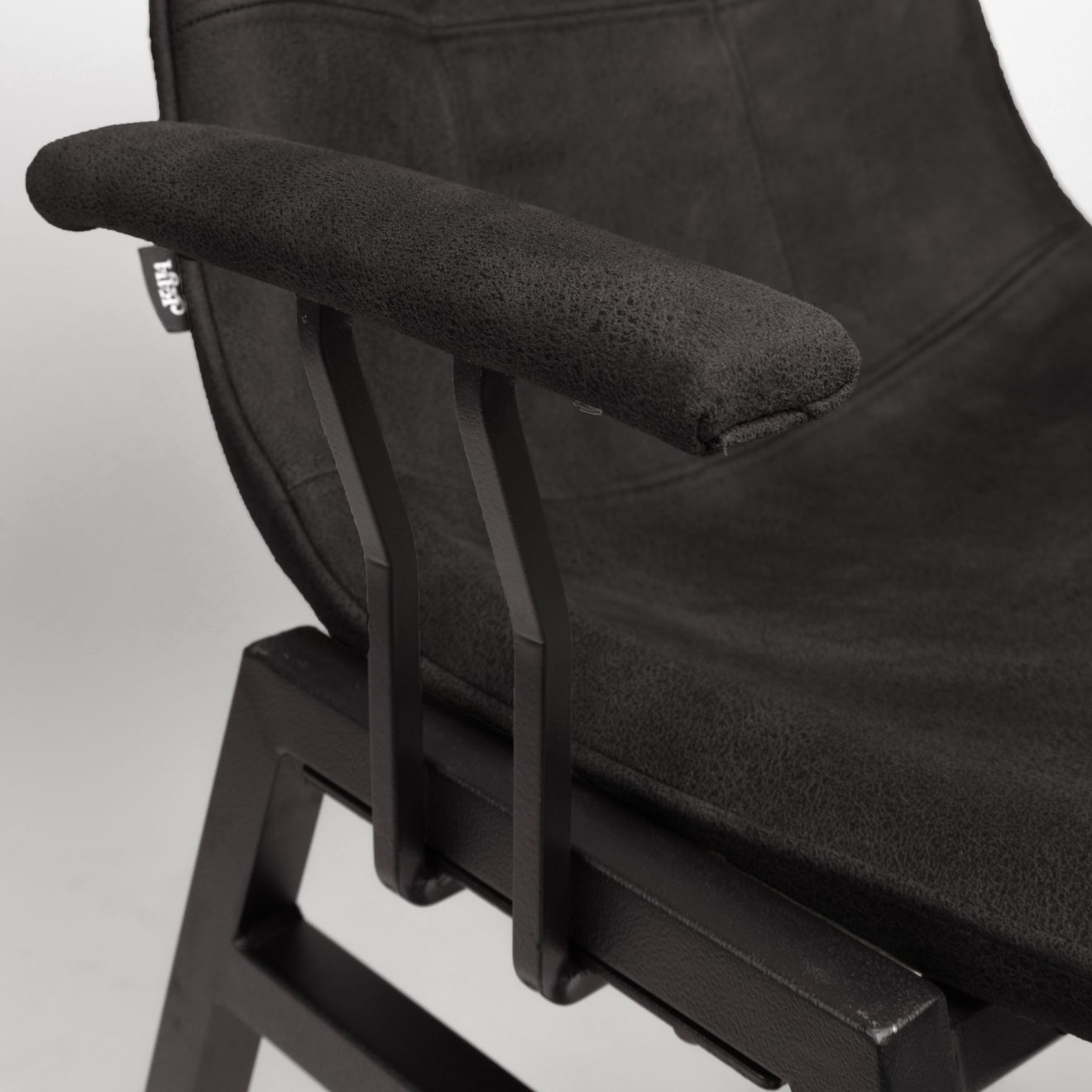 9680 Stackchair Set Armleuningen Black 2hr