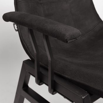 9680 Stackchair Set Armleuningen Black 2hr