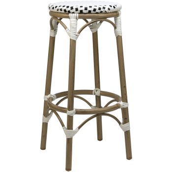 96909160 Barkruk Todd Zwart Wit 1hr