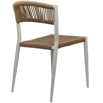 96917280 Terrasstoel Jonah Naturel Wit 4hr