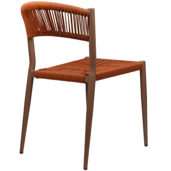 96917290 Terrasstoel Jonah Oranje Oranje 4hr