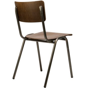 96000650 Stoel Skool Hout 4hr