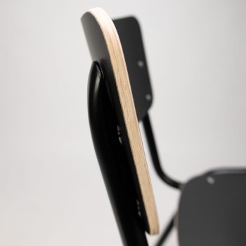 96000730 Stoel Skool Hout Zwart 7hr