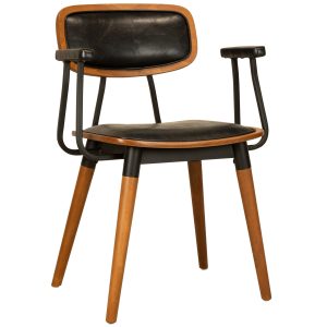 96173080 Armstoel Studo Zwart 1hr