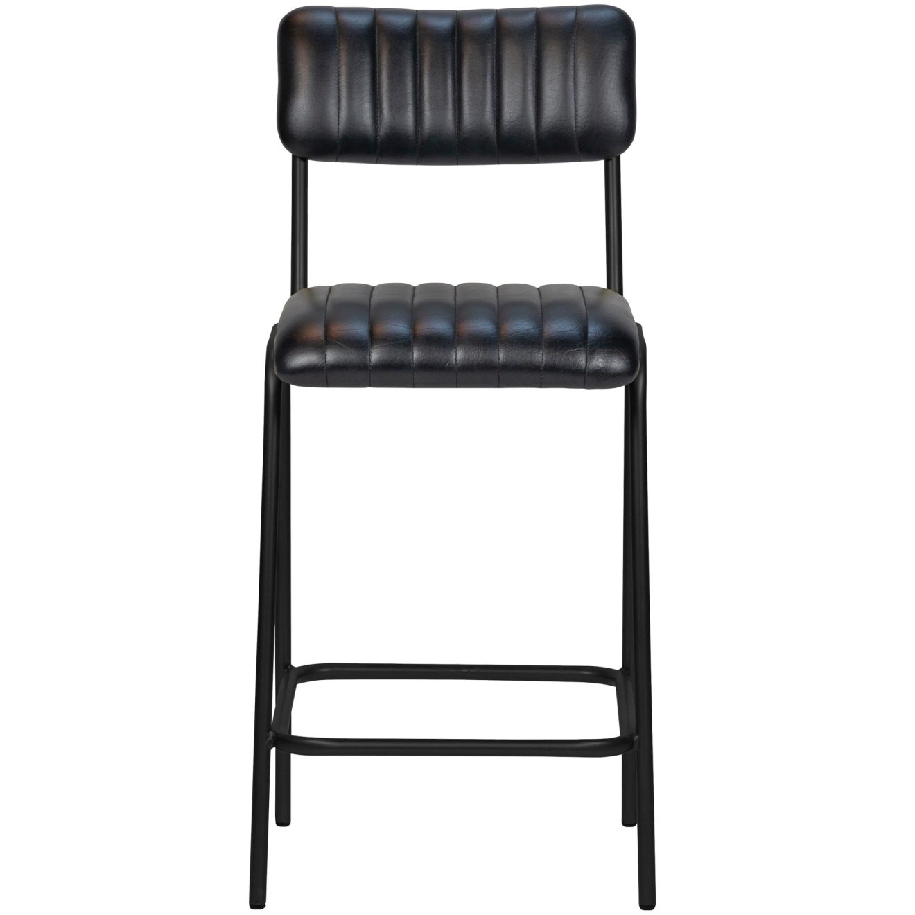 96206500 Barkruk Jenson Zwart Zwart Frame Halfhoog 2hr