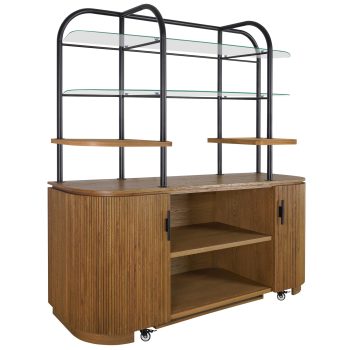 95200010 Salerno Wandkast Naturel Eiken 1.1