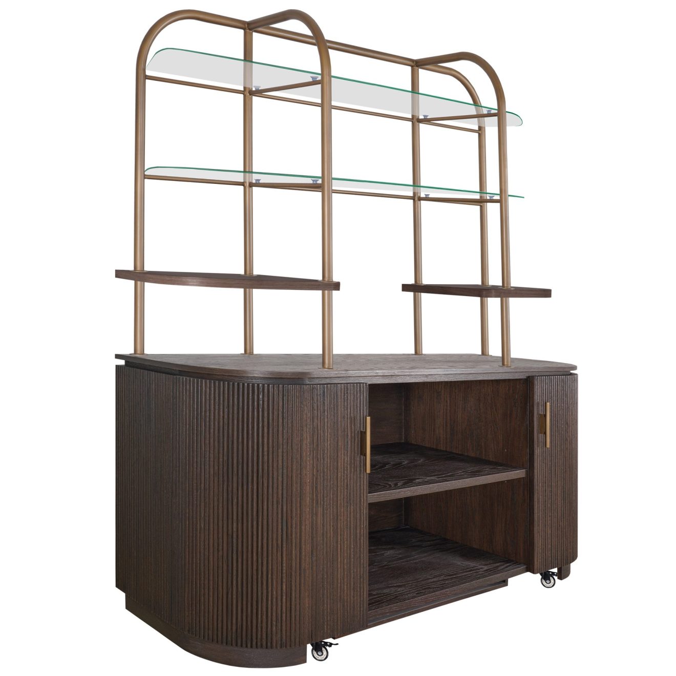 95200020 Salerno Wandkast Bruin Eiken 1.1hr