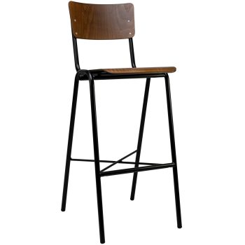 96206220 Skool Barkruk Hout 1hr