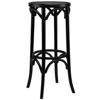 96207050 Barkruk Oldenburg Hout Zwart 1hr