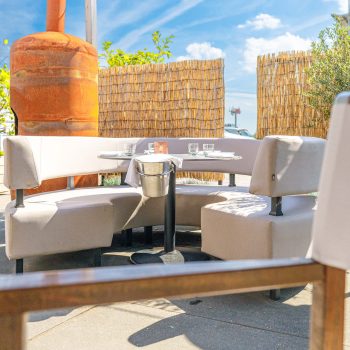 96914480 Ibiza Outdoorbank 3:4rond Taupe 6hr