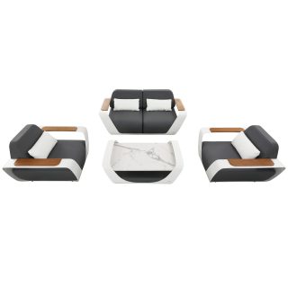 95404400 Loungeset Onda Leather 1hr