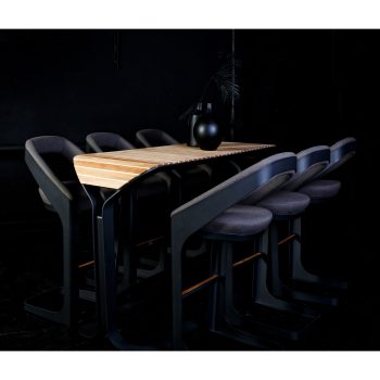 95408150 Onda Diningset Zwart 4hr