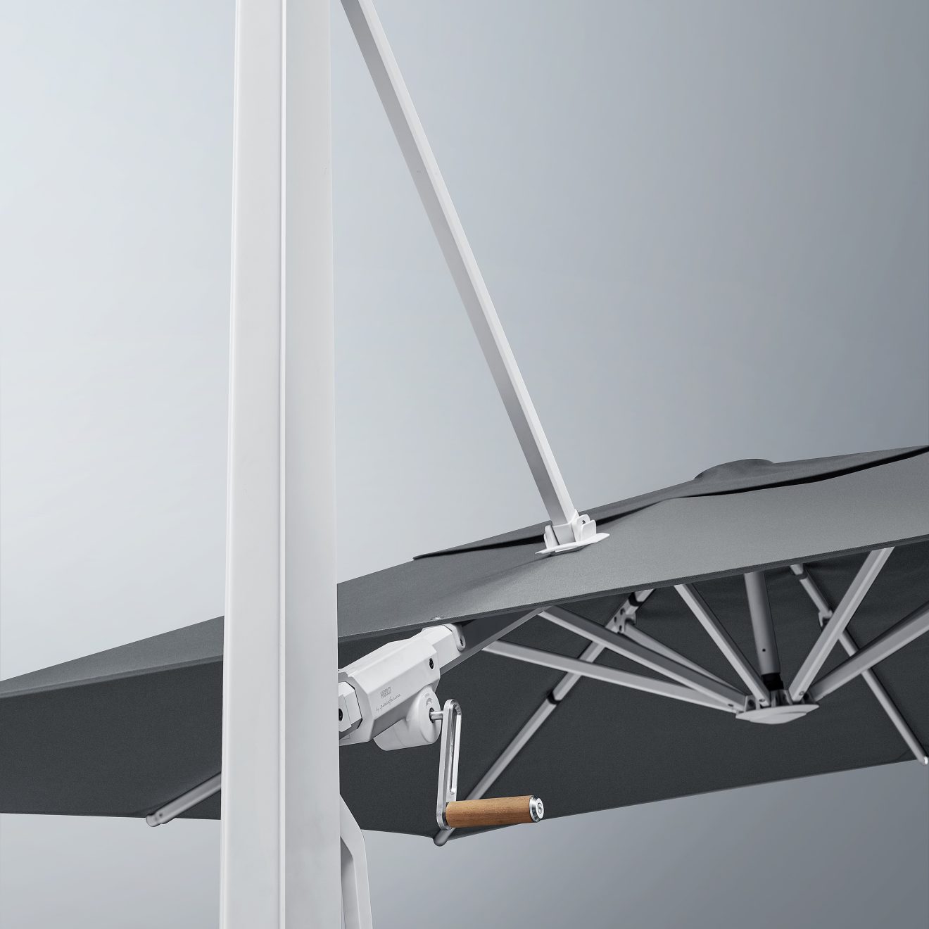 95411890 Parasol Wing Grijs 5hr