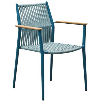 95417250 Terrasstoel Bali Blauw 1hr