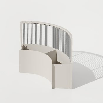 95417460 Lilia Planter Taupe 2hr