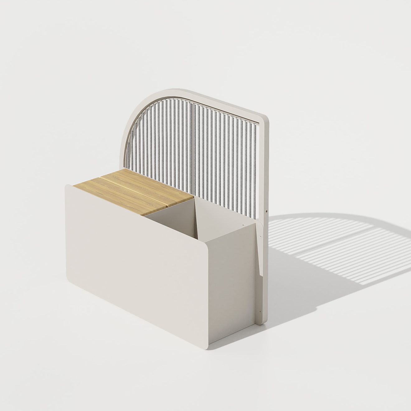 95417470 Lilia Planter Taupe 2hr