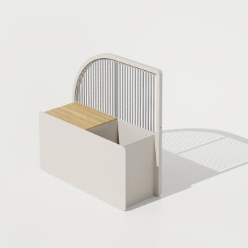 95417470 Lilia Planter Taupe 2hr