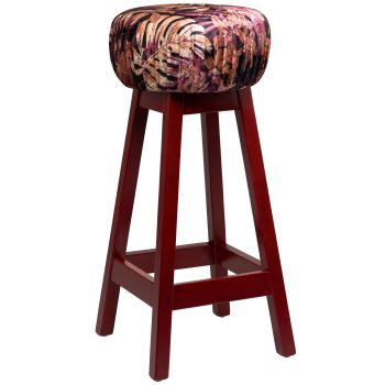 96207130 Barkruk Mokum Printed Purple Red 1hr