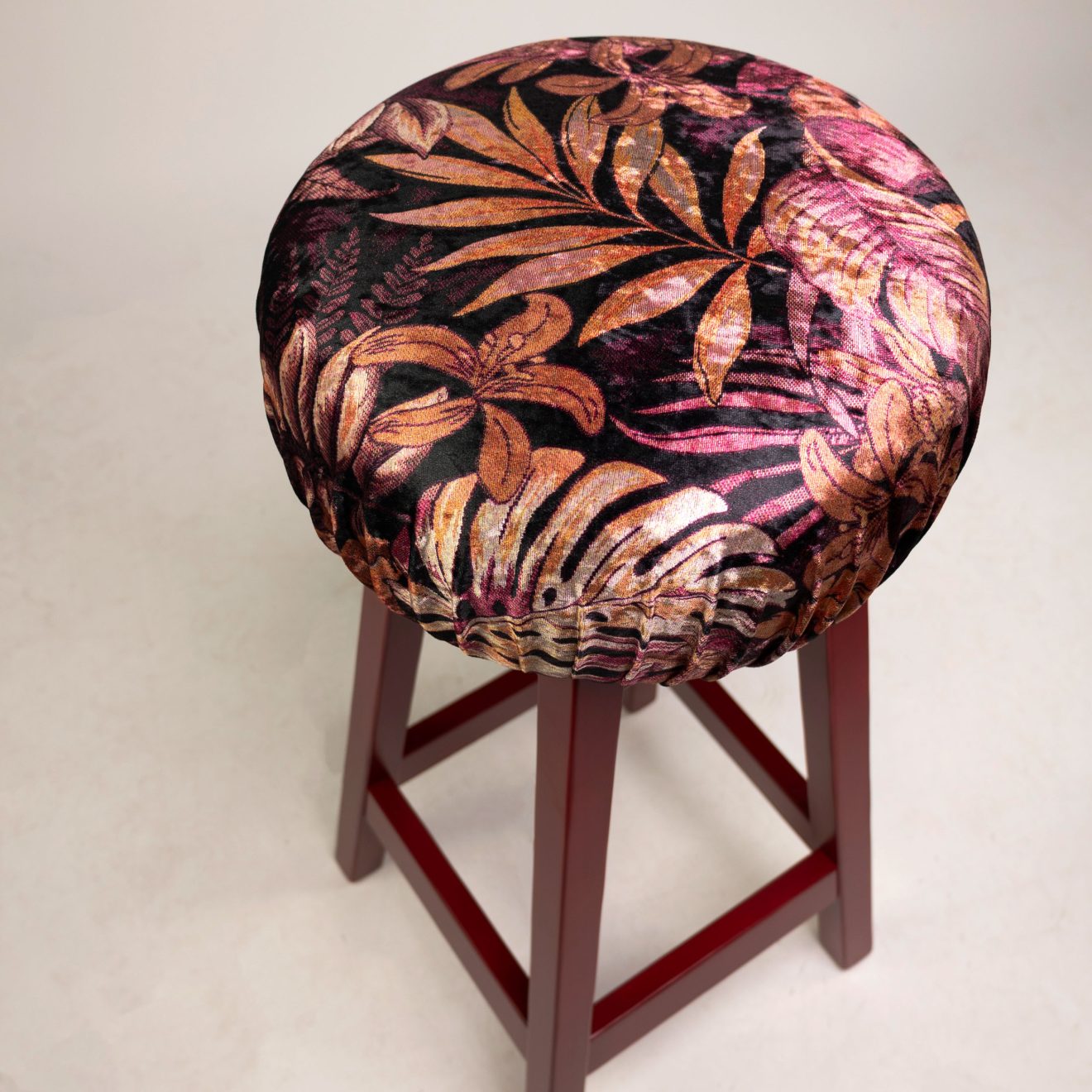 96207130 Barkruk Mokum Printed Purple Red 9hr