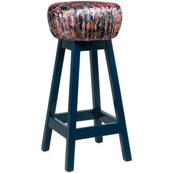 96207150 Barkruk Mokum Printed Pink Blue 1hr