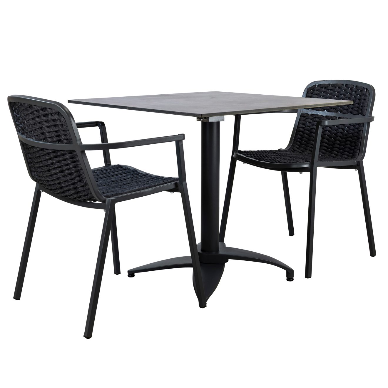 96920020 Terrasset 3 Delig Zwart Metallic 1hr