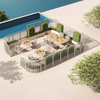 Lilia Planter Taupe Sfeer 1hr