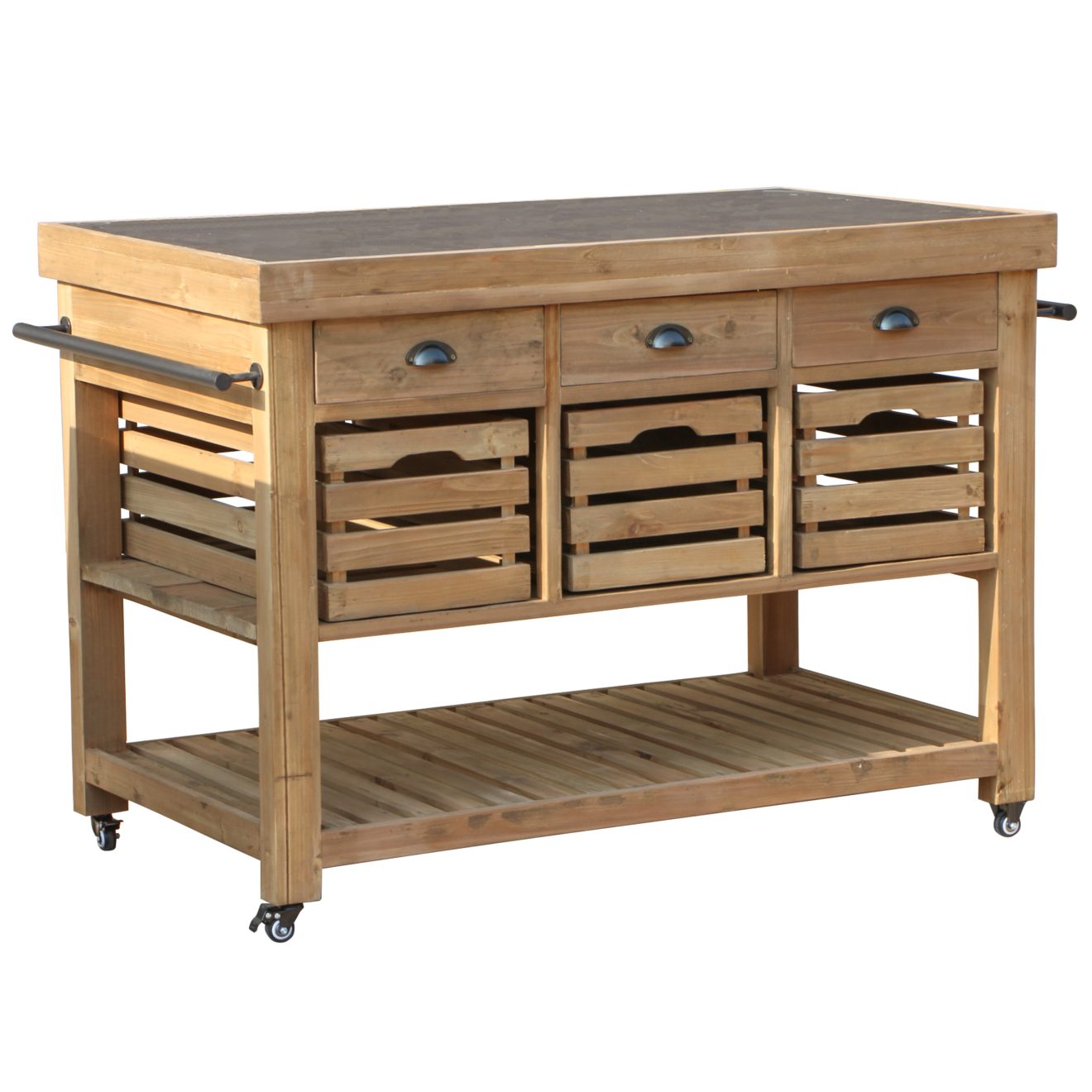 95100160 Cotto Outdoor Island 3 Drawers Nature 1hr
