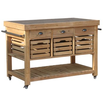 95100160 Cotto Outdoor Island 3 Drawers Nature 1hr