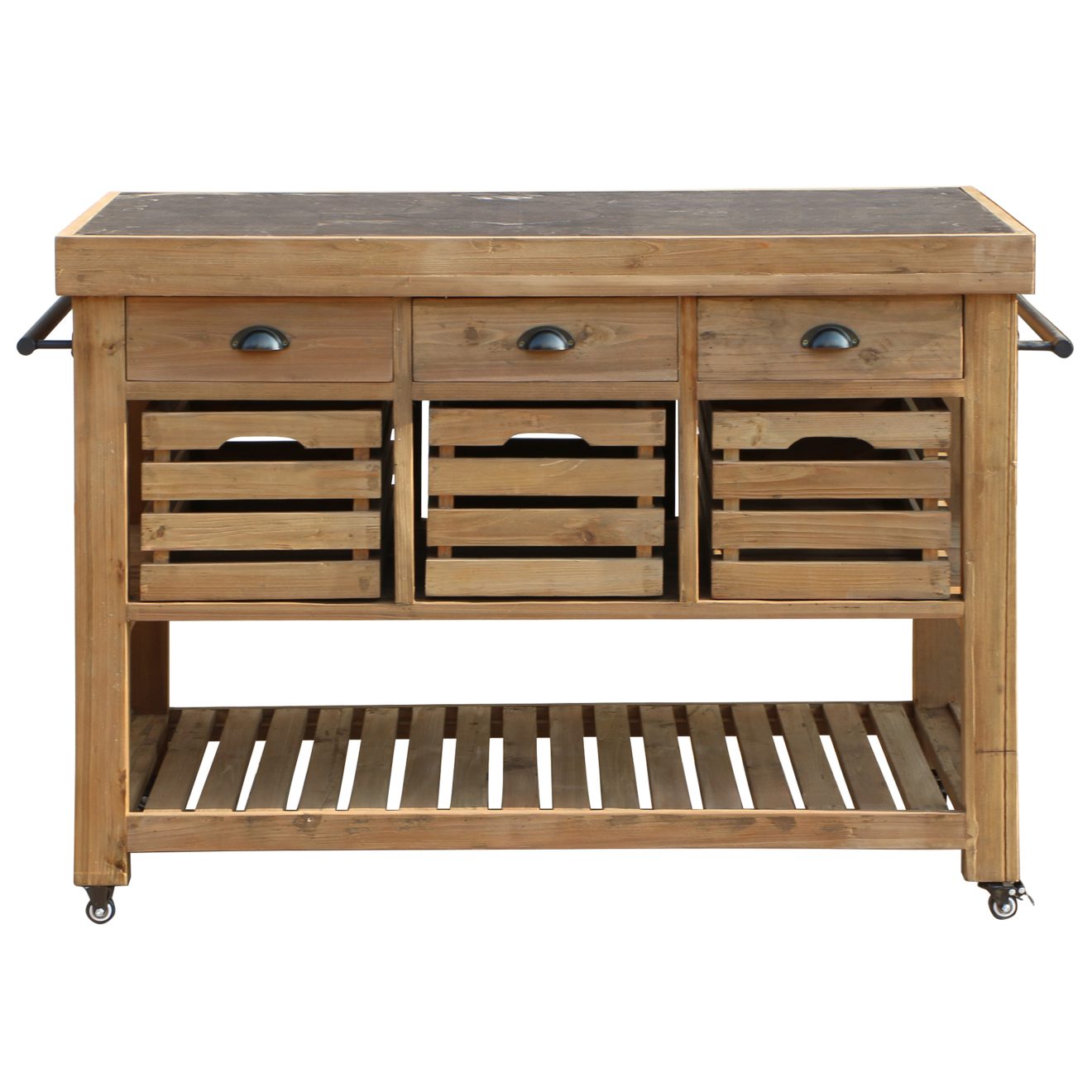 95100160 Cotto Outdoor Island 3 Drawers Nature 2hr