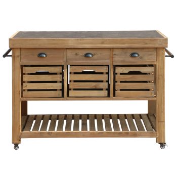 95100160 Cotto Outdoor Island 3 Drawers Nature 2hr