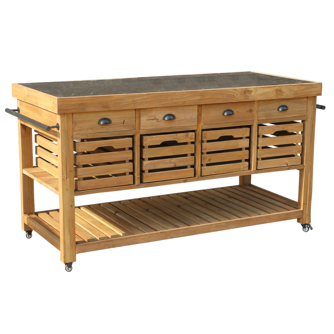 95100170 Cotto Outdoor Island 4 Drawers Nature 1hr