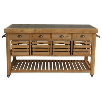 95100170 Cotto Outdoor Island 4 Drawers Nature 2hr