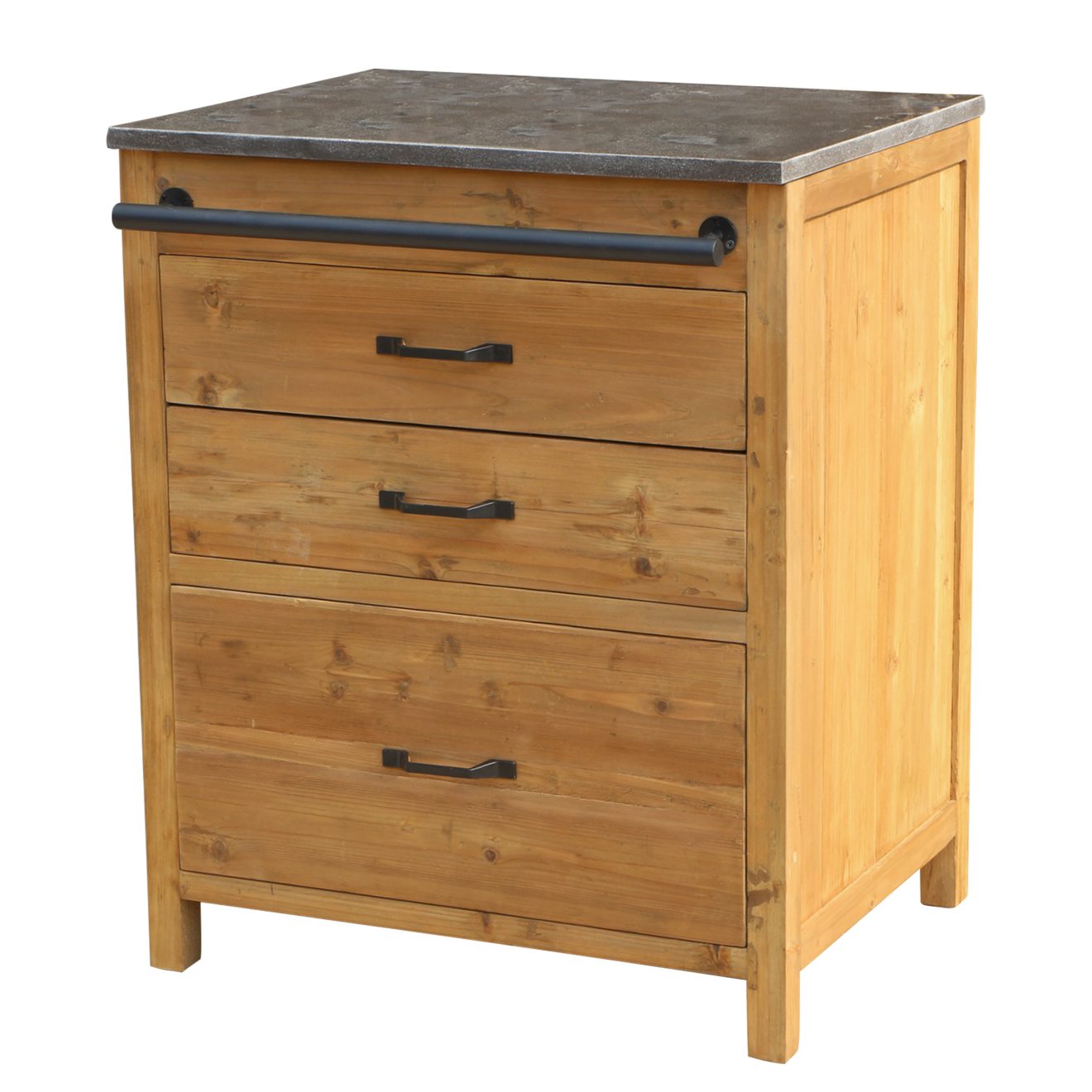 95100220 Zoliva Oudoor 3 Drawers Nature 1hr
