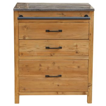 95100220 Zoliva Oudoor 3 Drawers Nature 2hr