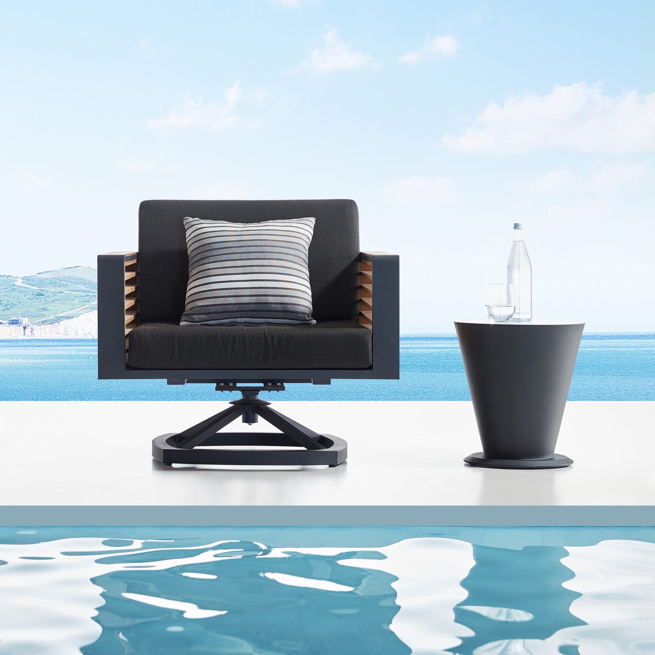 95400270 New York Swivel Sofa 2hr