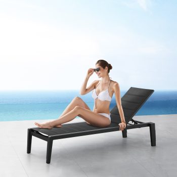 95404770 Emoti Textilene Sunlounger 2hr