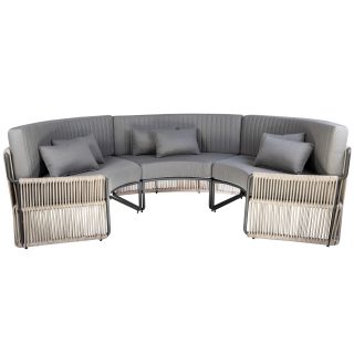 95410620 Terrasbank Roma Small Grijs 1hr