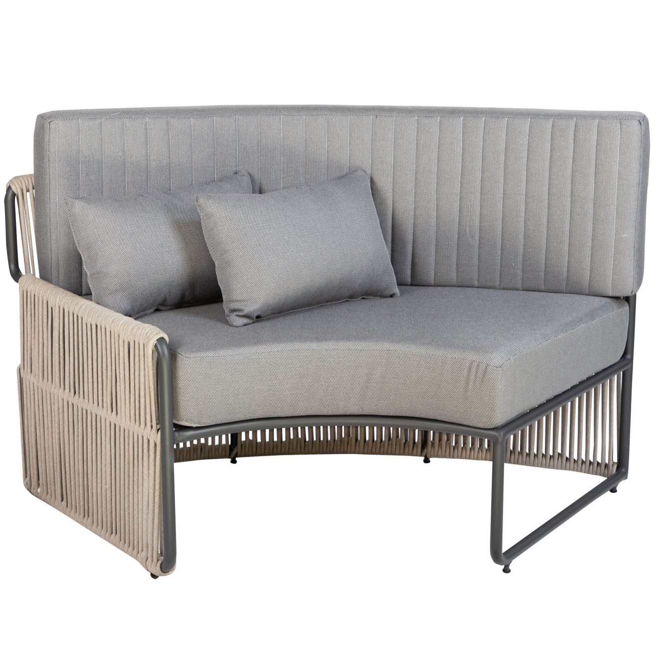 95410620 Terrasbank Roma Small Grijs 2hr