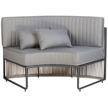 95410620 Terrasbank Roma Small Grijs 3hr