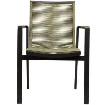 95411080 Terrasstoel Nofi Groen 2hr