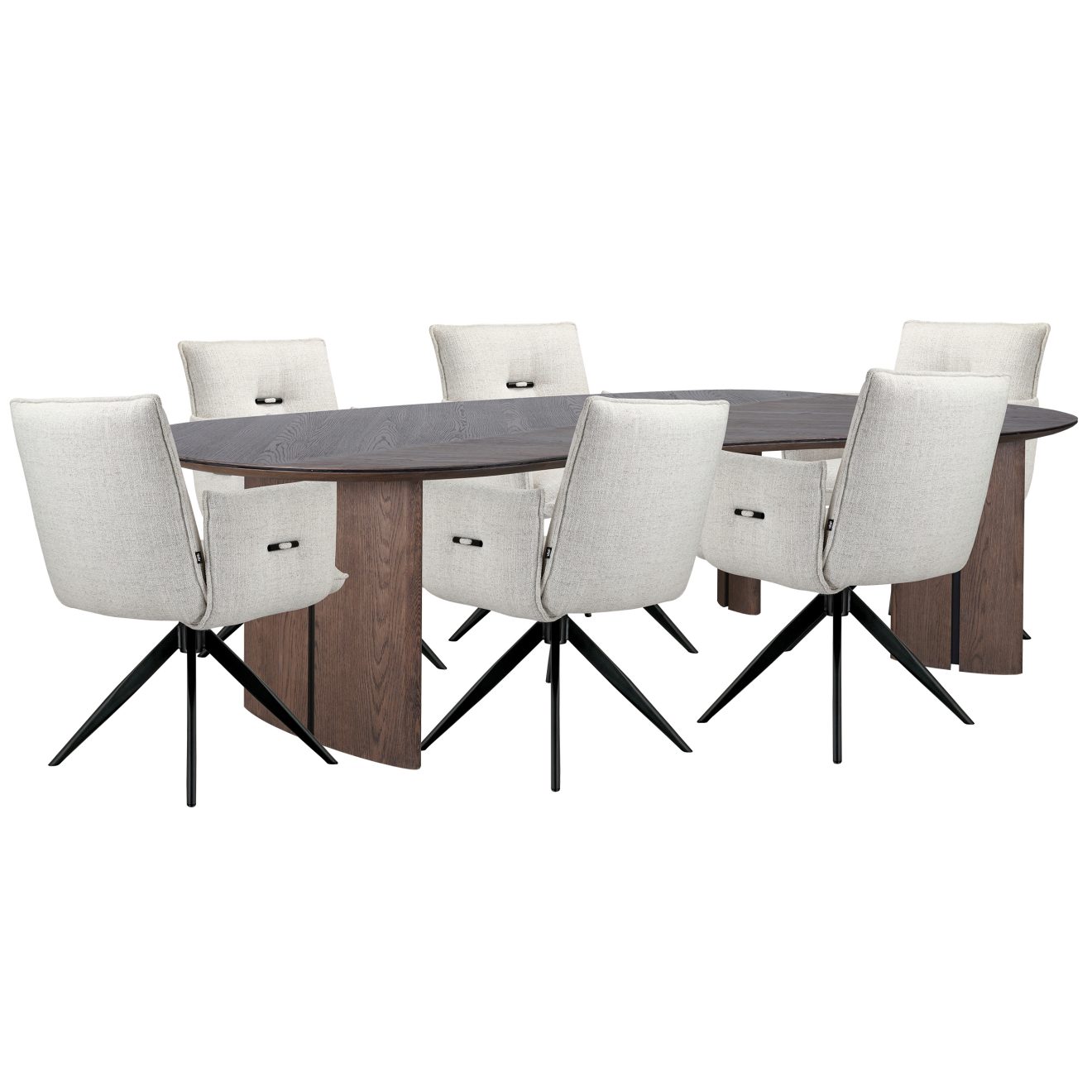 96412790 Avenue Eettafel 260cm Peggy Armstoel Naturel 1hr