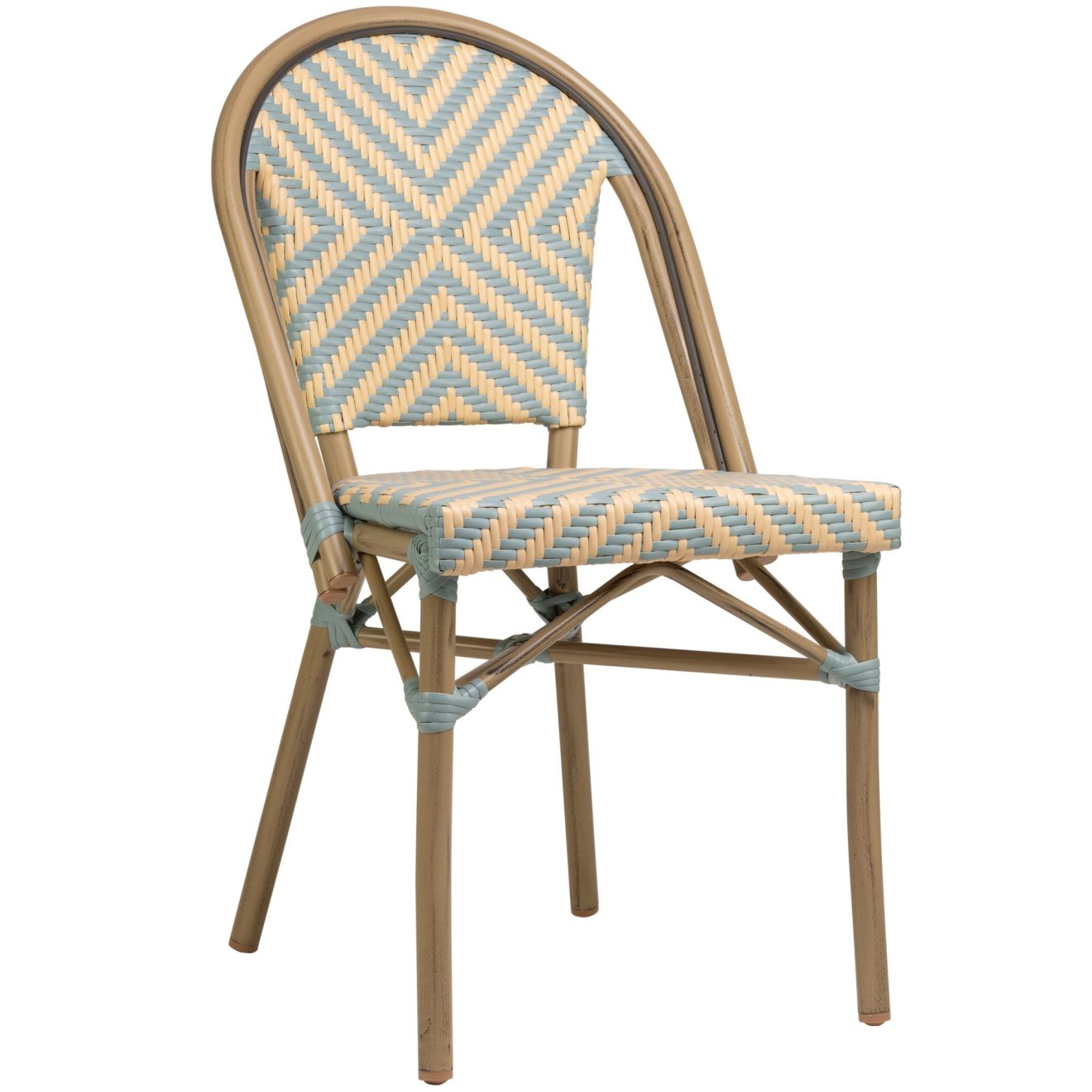 96906070 Terrasstoel Toby Blauw 1hr