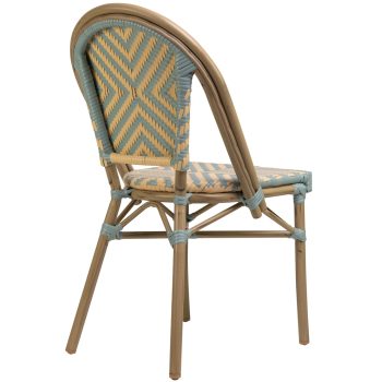 96906070 Terrasstoel Toby Blauw 4hr