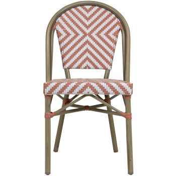 96906080 Terrasstoel Toby Roze 2hr